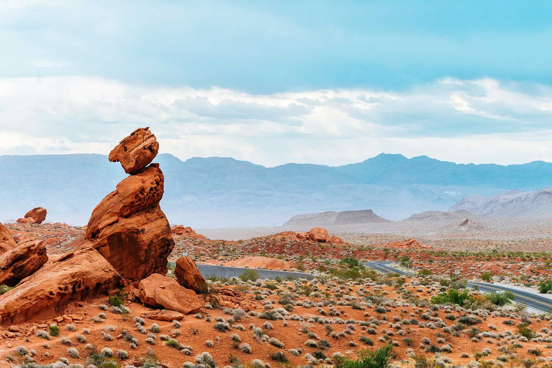amazing sandstone shapes at valley of fire national park, nevada